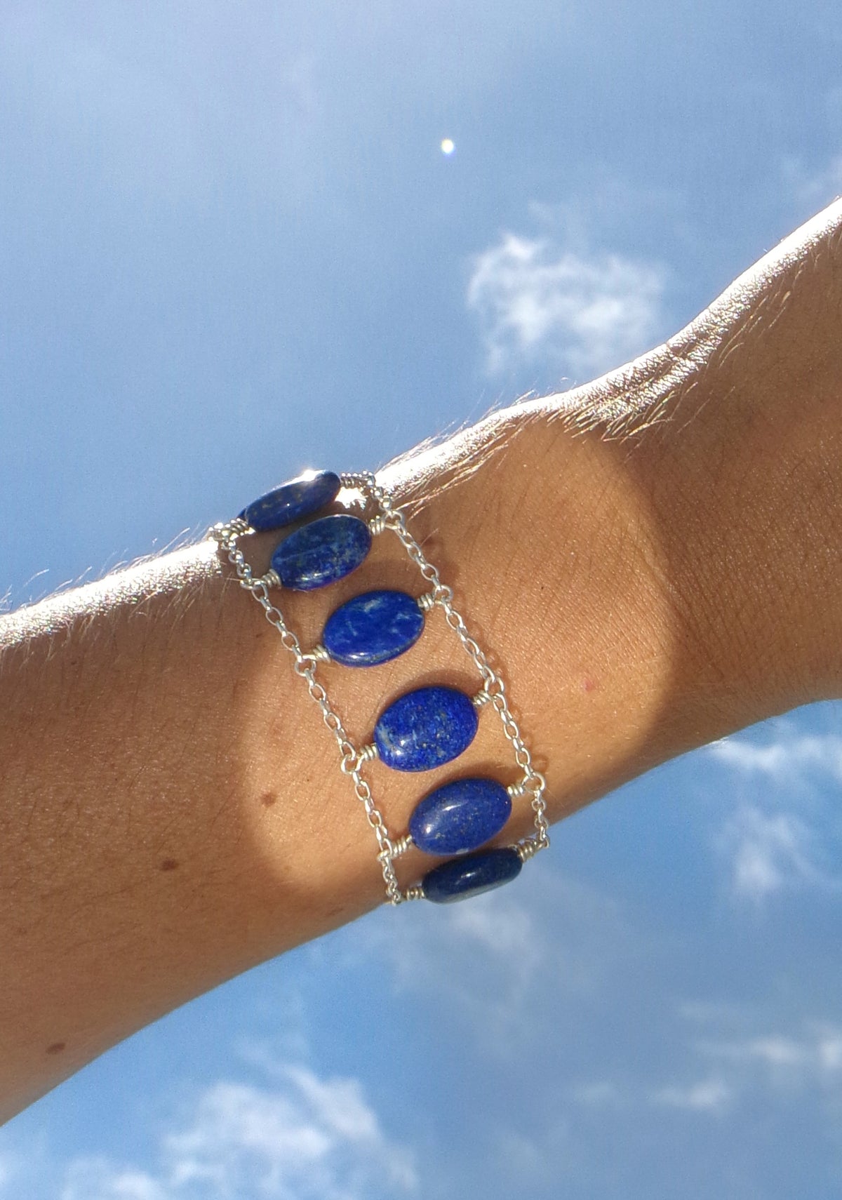 Lapis bracelet