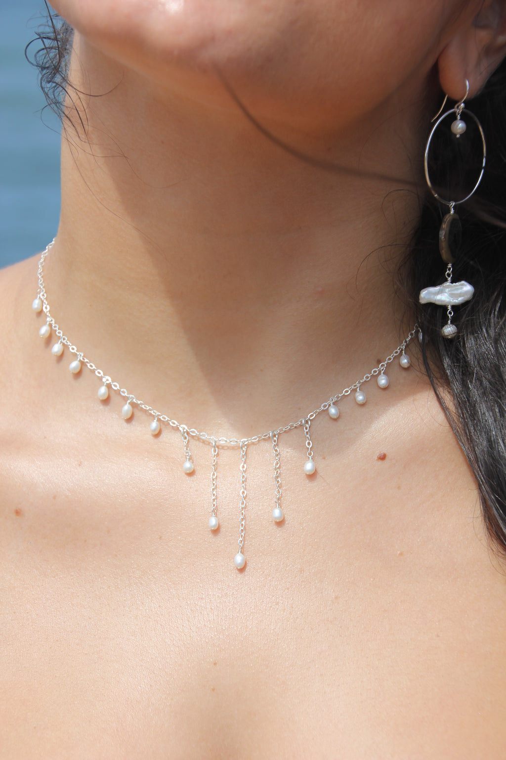 Perla cascade necklace