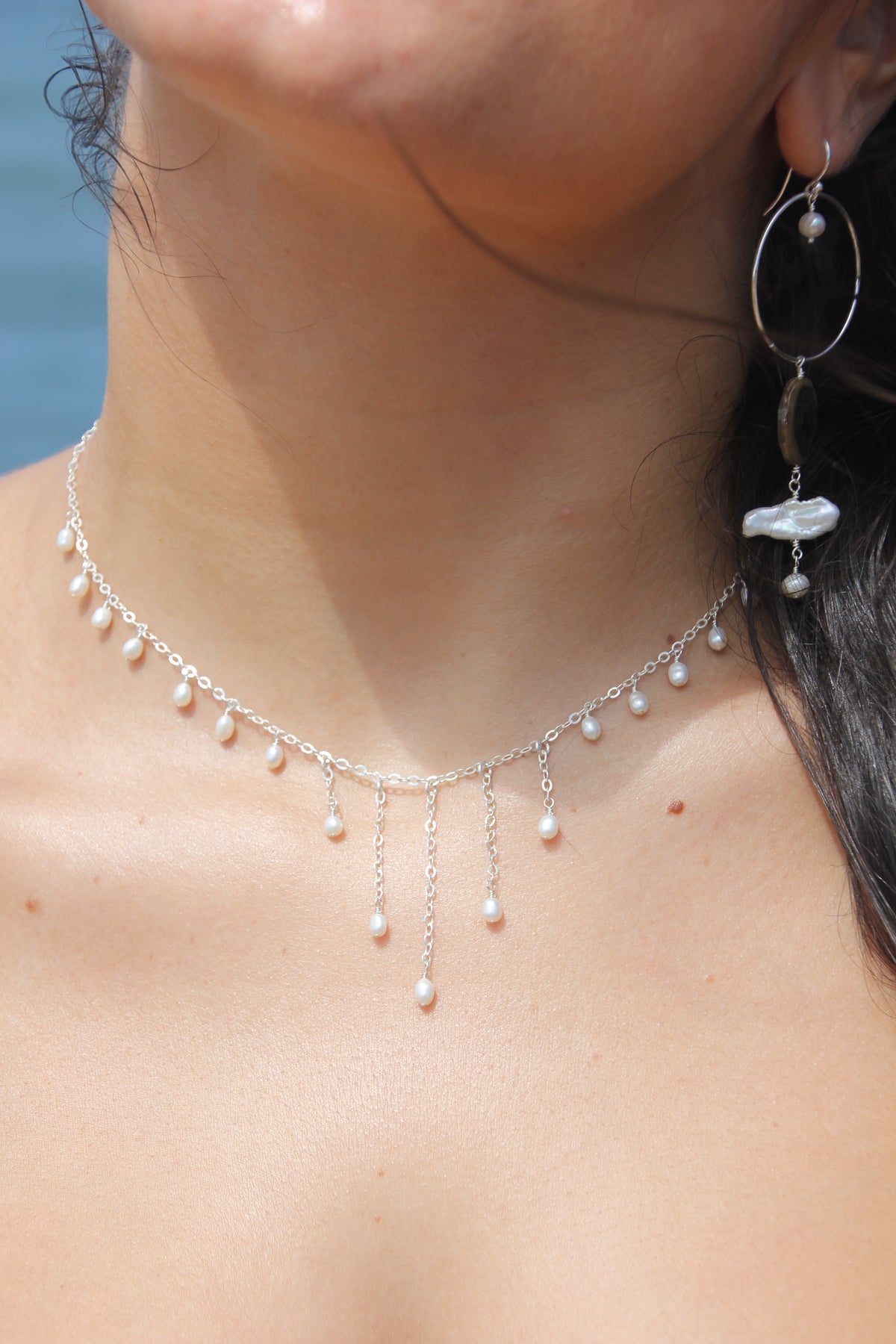 Perla cascade necklace