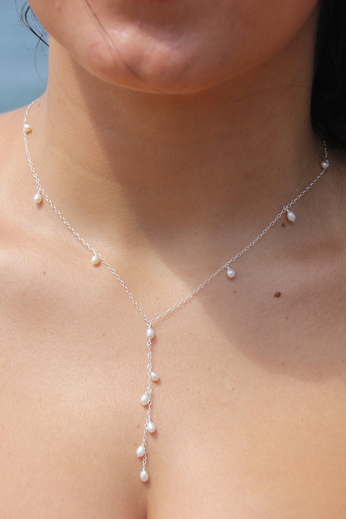 Perla drop necklace