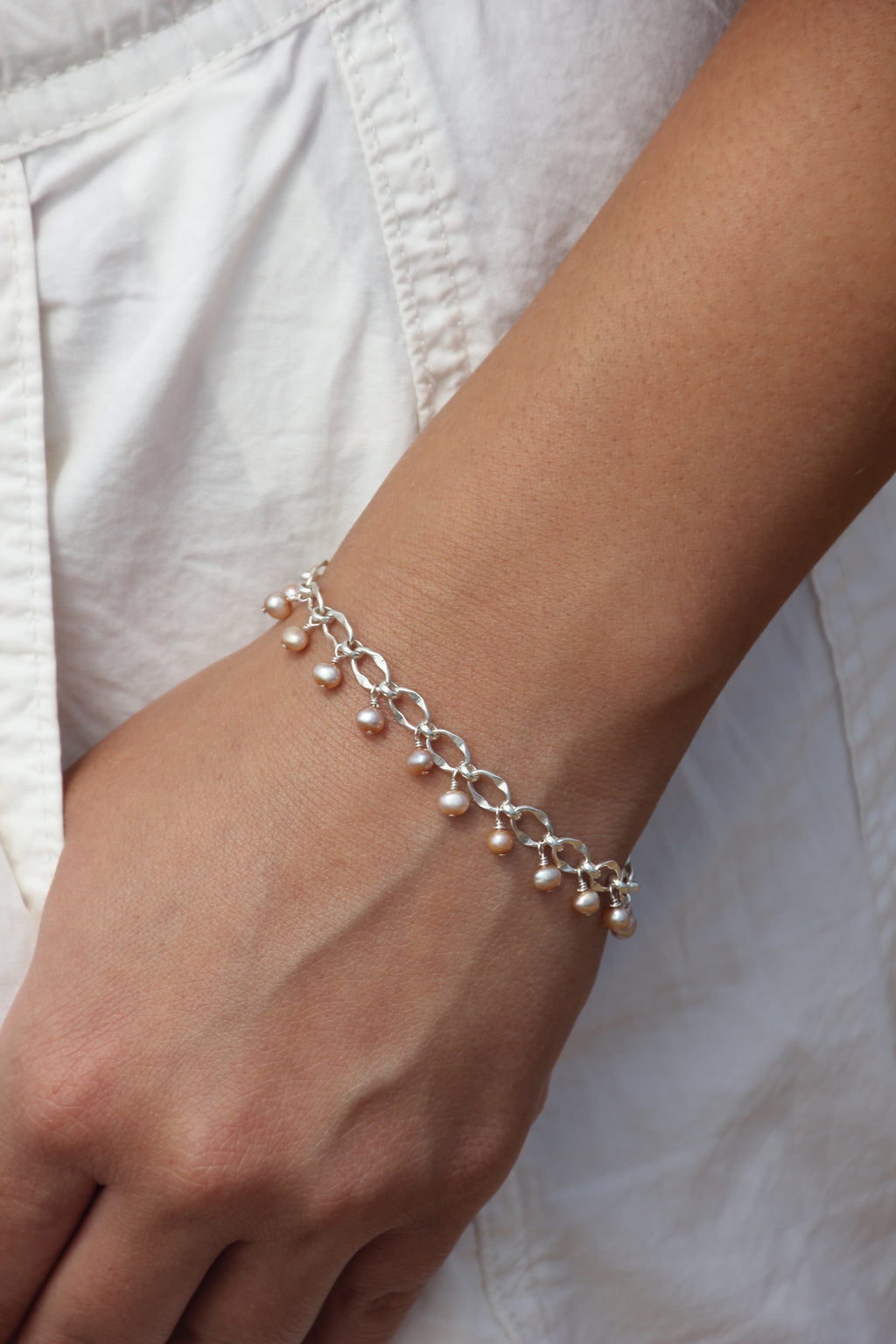 Golden charm bracelet
