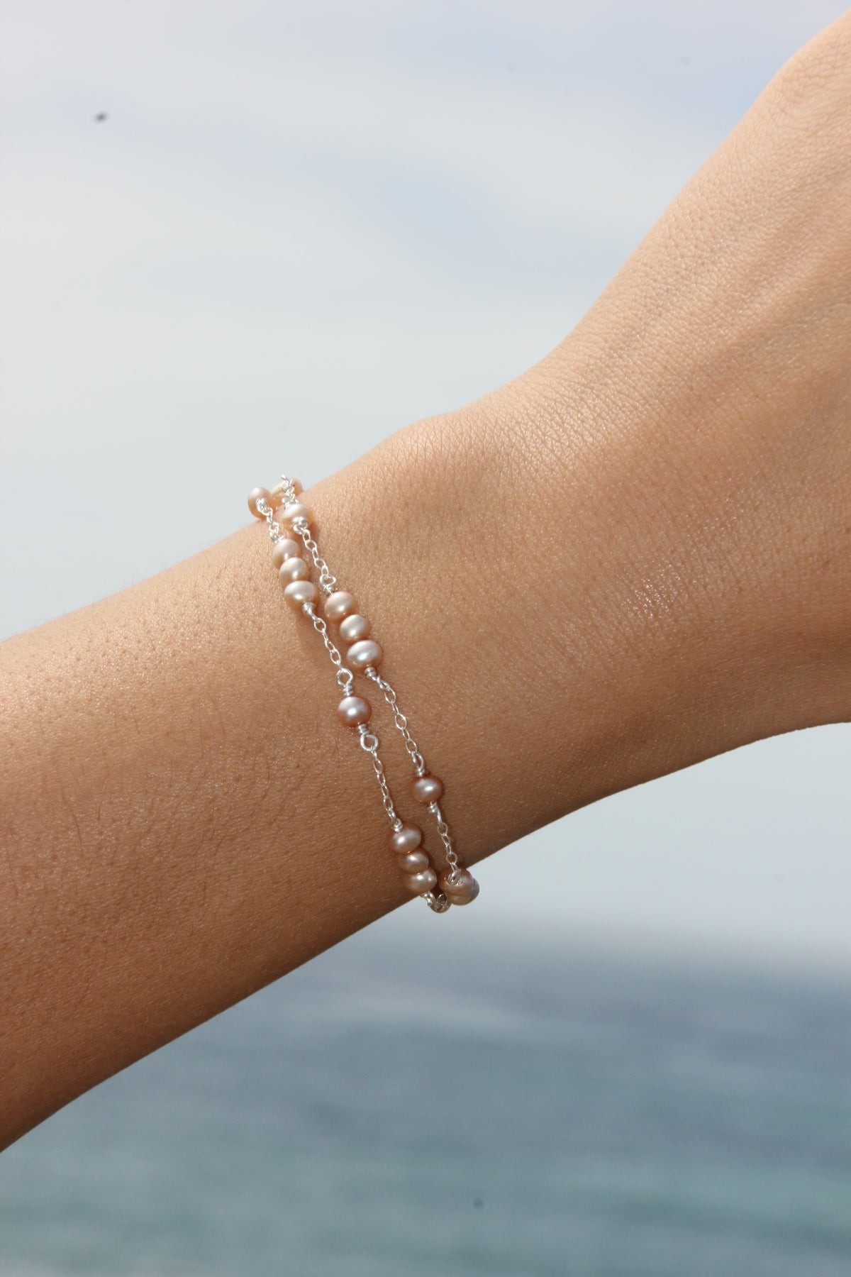 Golden layered bracelet