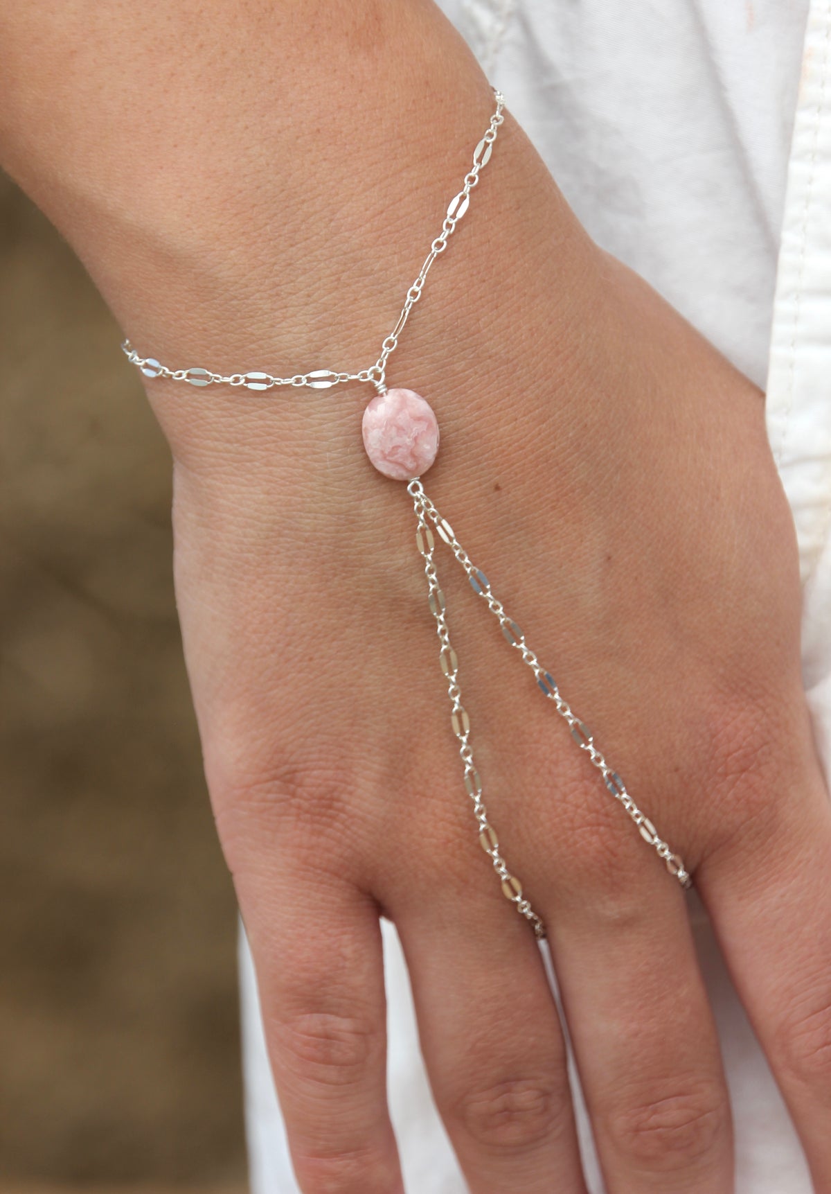 Petal hand chain