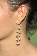 Coral earrings