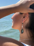 Mosaic pearl earring