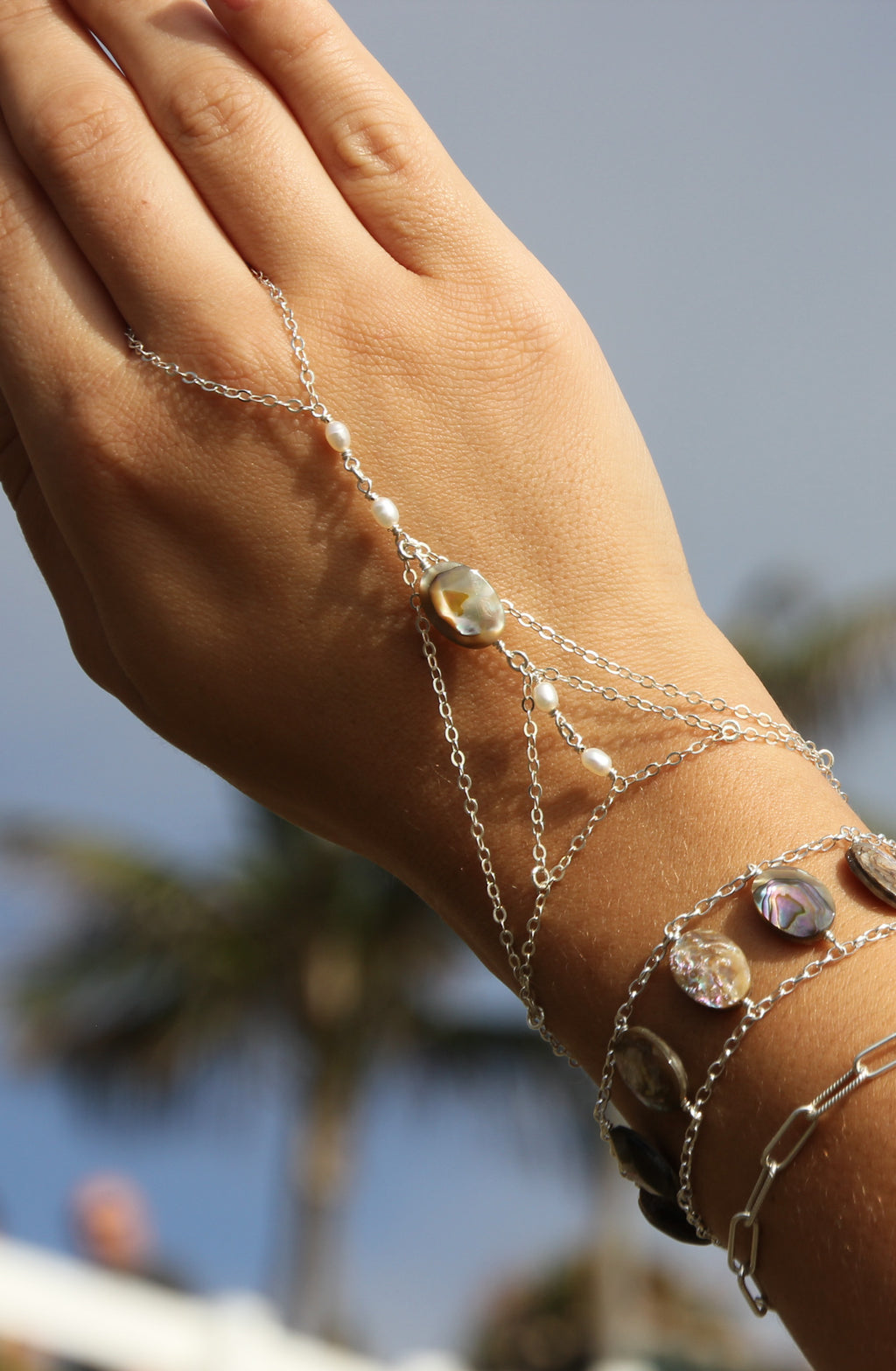 Salted hand chain