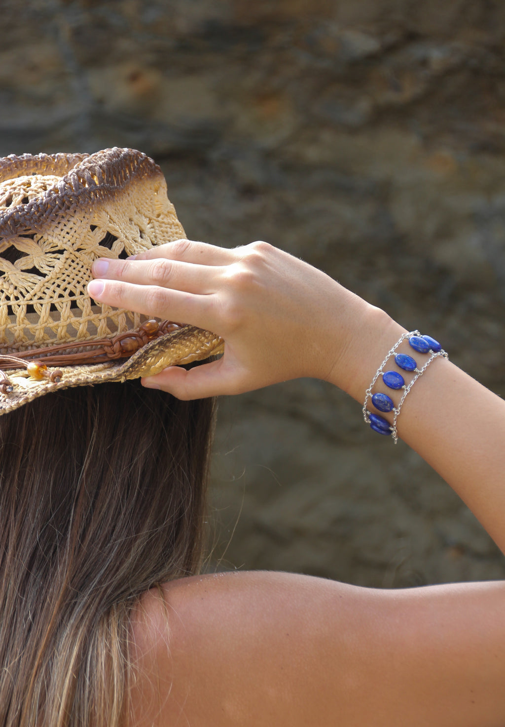 Lapis bracelet