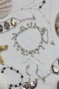 Mother of pearl charm bracelet