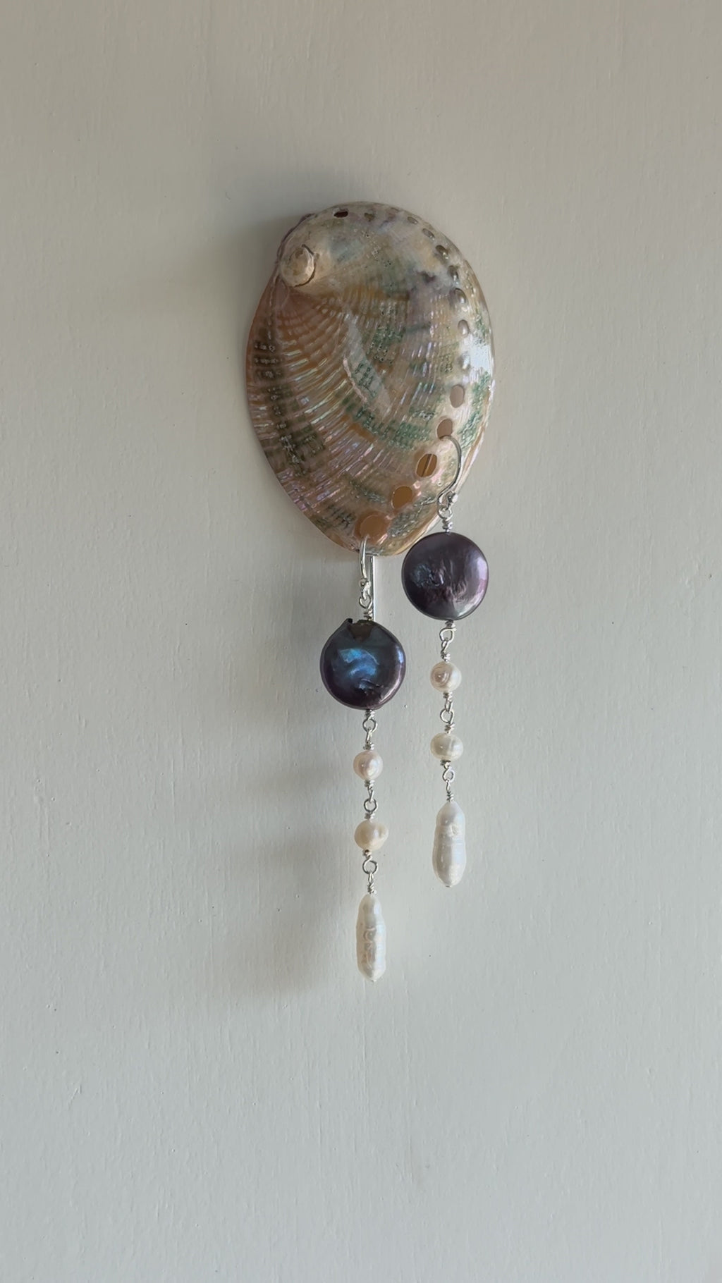 Opaline tears earring