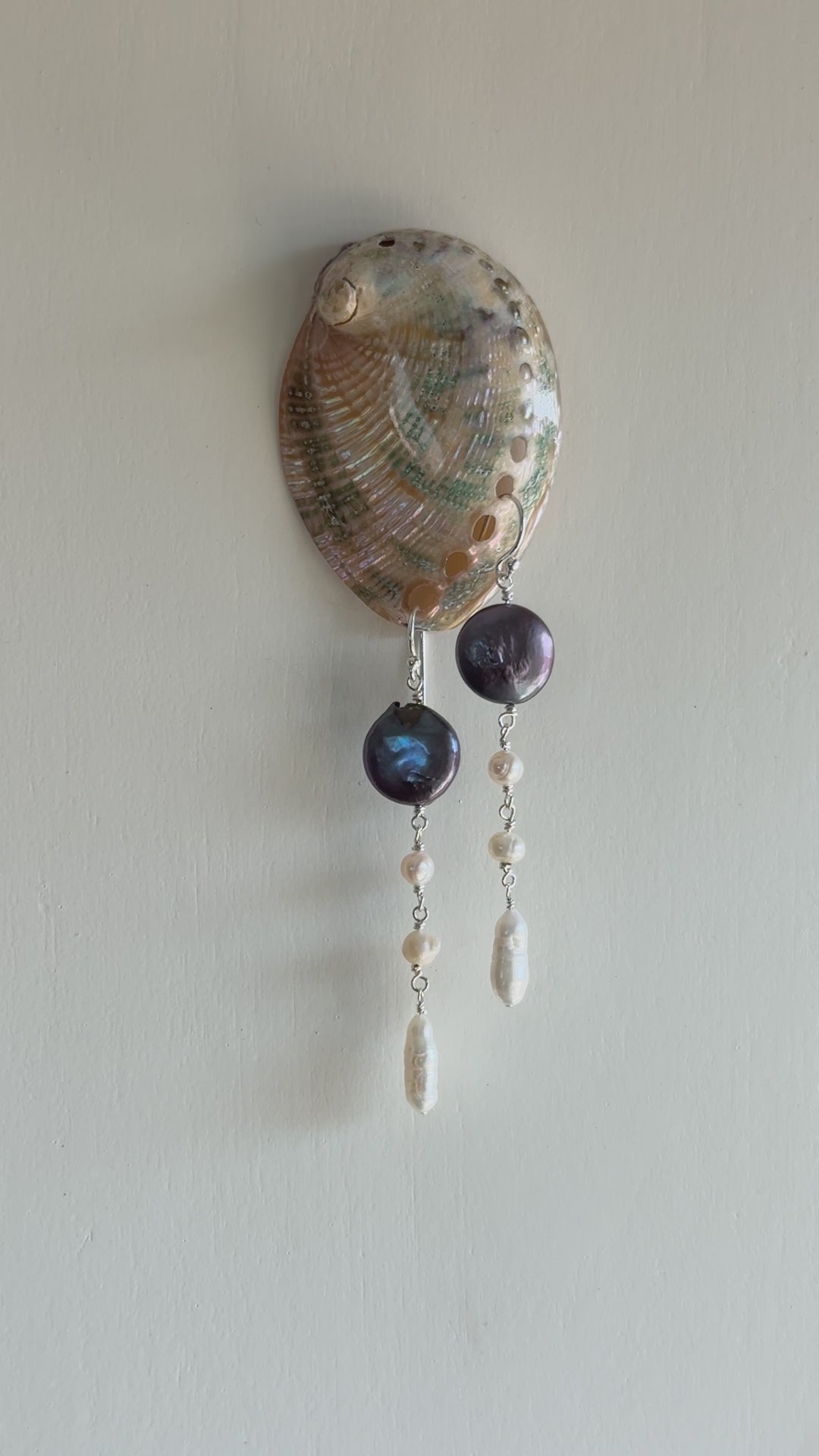 Opaline tears earring