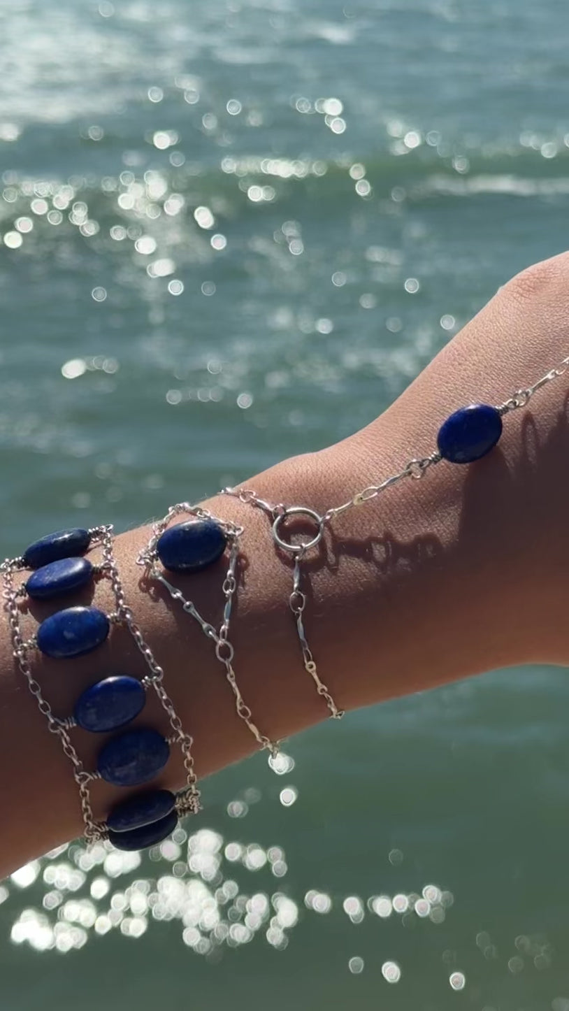 Lapis bracelet