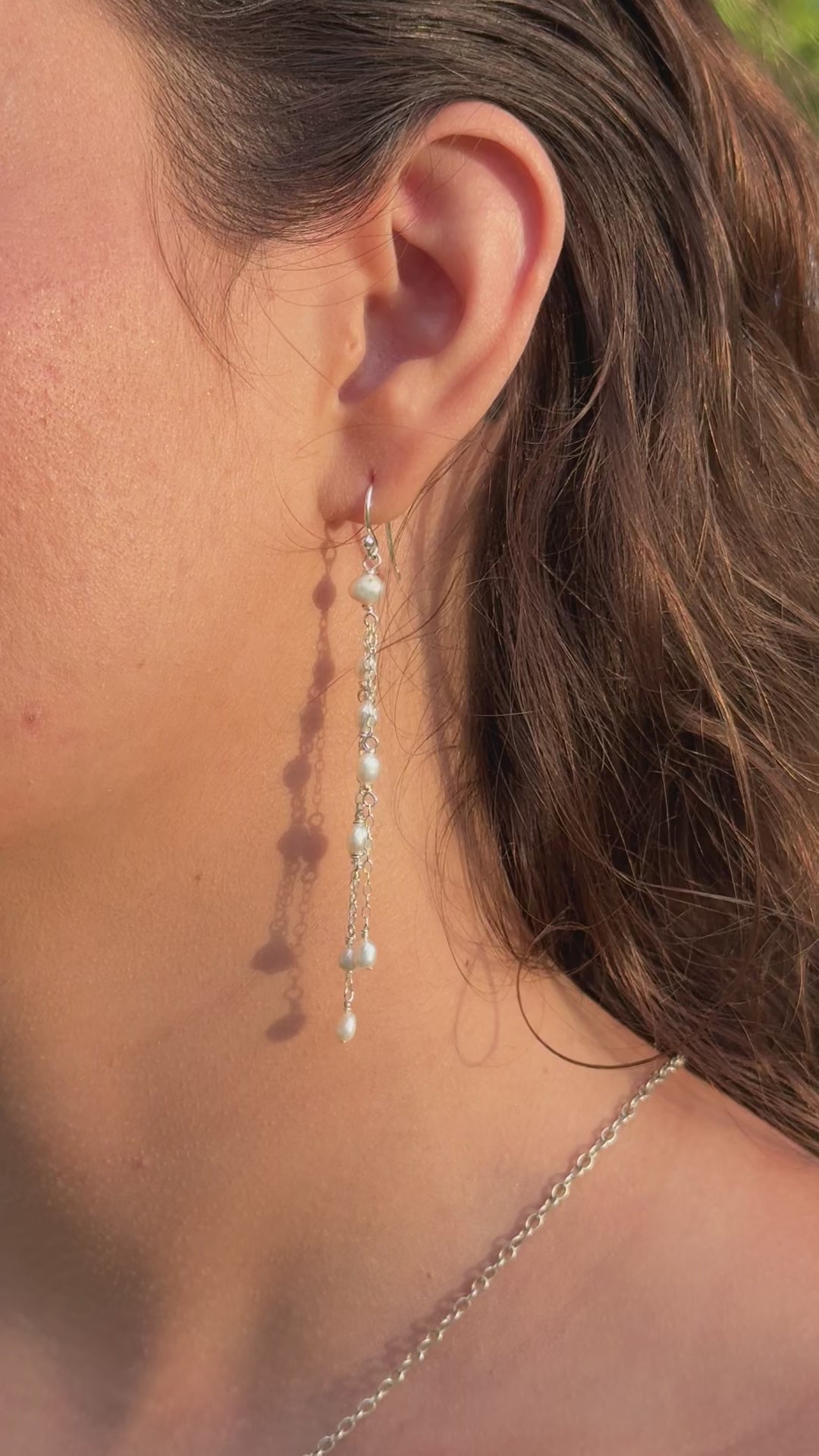 Dew drop earrings