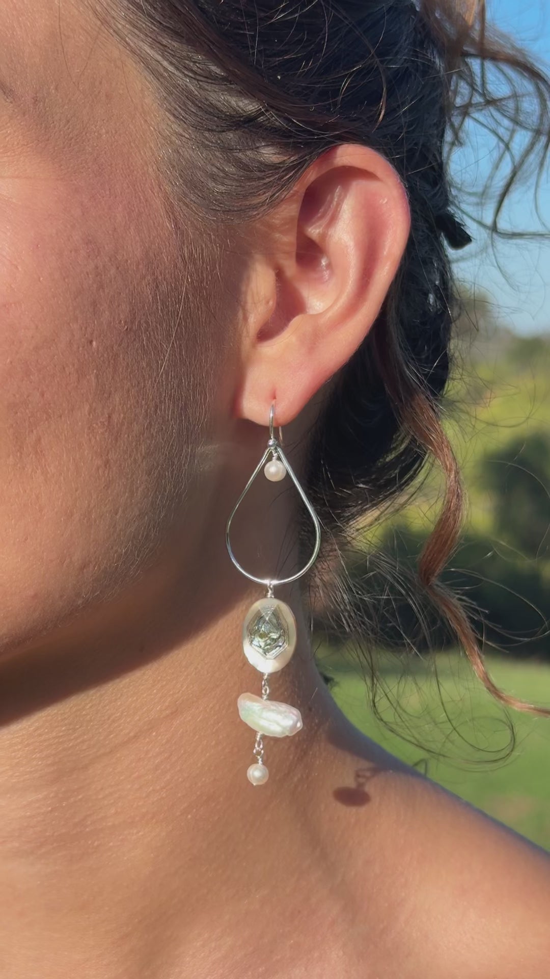 Tide pool earring