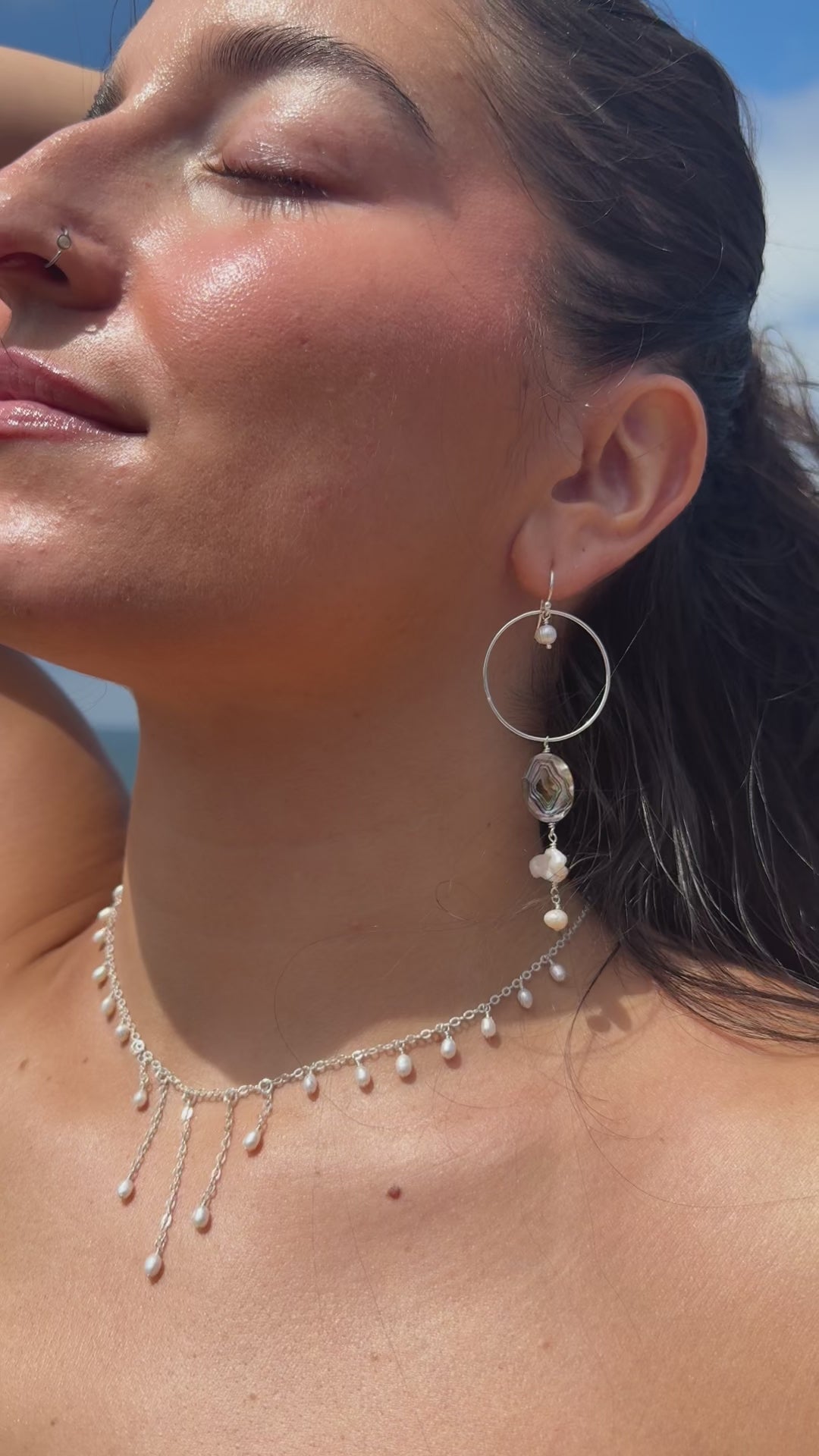 Sea mirage earring
